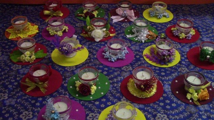 quick candle holders diy recycling cd and kawa cups