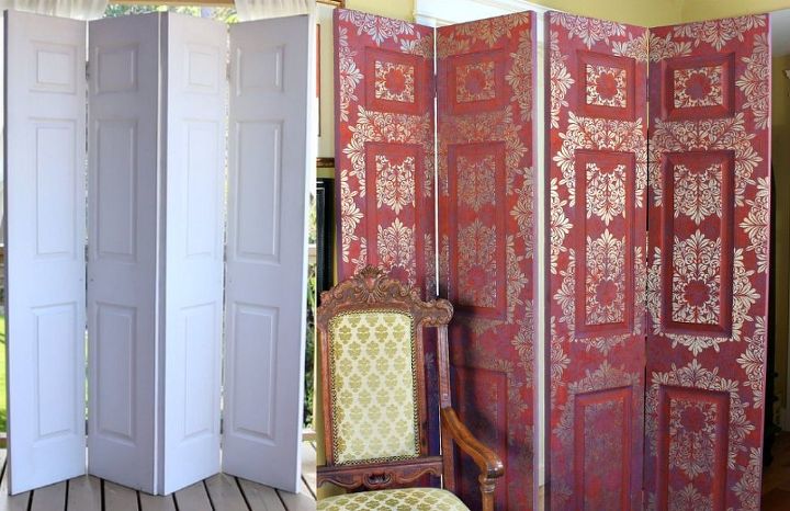 from closet doors to room divider