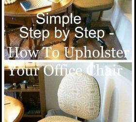 Sencillo paso a paso - Cómo tapizar tu silla de oficina