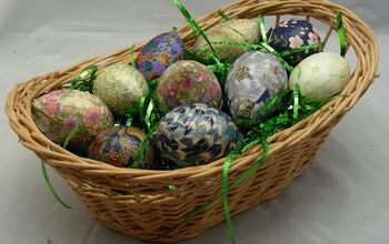  Washi Gourd, ovos reais para decorações de Páscoa ou Natal