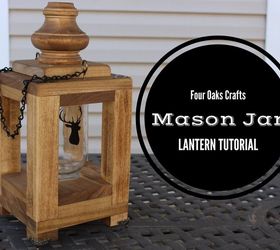 How to Make a Mason Jar Lantern