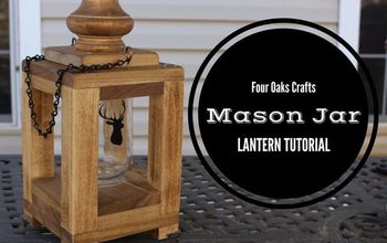 How to Make a Mason Jar Lantern