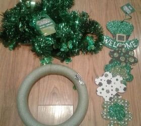 Dollar Store St Patrick S Day Wreath Hometalk