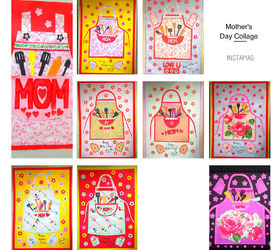 e home made mother s day collage anyone, home decor, seasonal holiday decor, valentines day ideas
