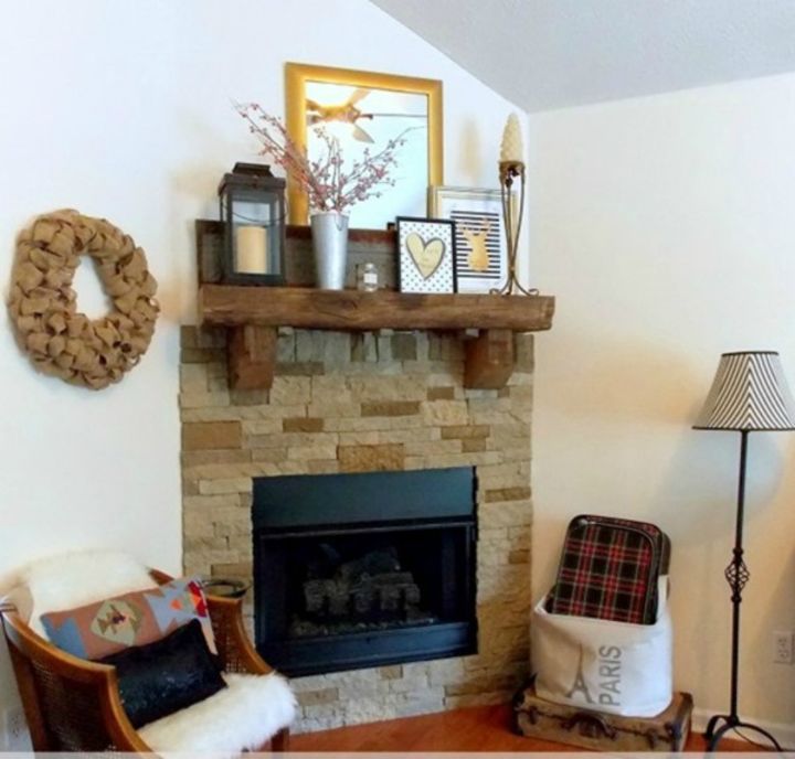 11 maneras impresionantes de actualizar su casa con piedra, Actualiza tu chimenea aburrida y deslucida