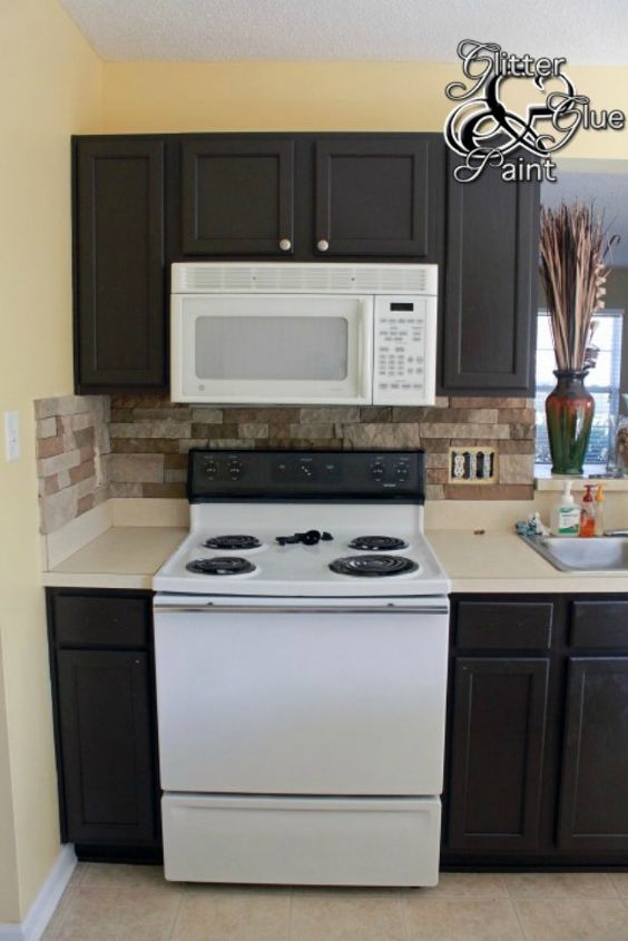 s 11 impressive ways to update your home with stone, concrete masonry, home decor, Incorporate it into your backsplash