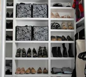 s these 13 closet improvements will make you smile, closet, Build shelves for all your shoes
