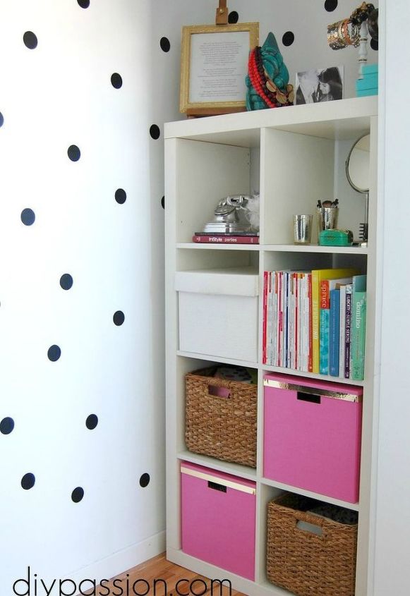 s these 13 closet improvements will make you smile, closet, Glam it up with items from the dollar store