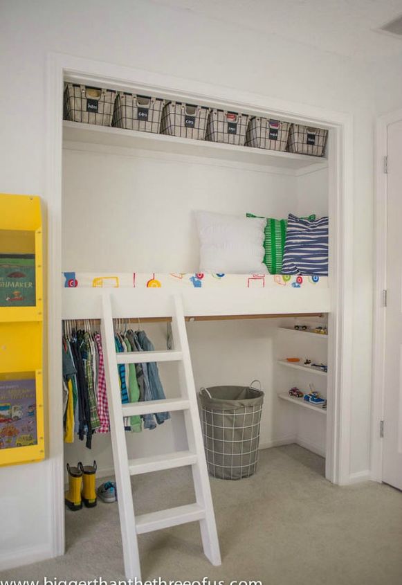 s these 13 closet improvements will make you smile, closet, Turn vertical space into a cosy loft