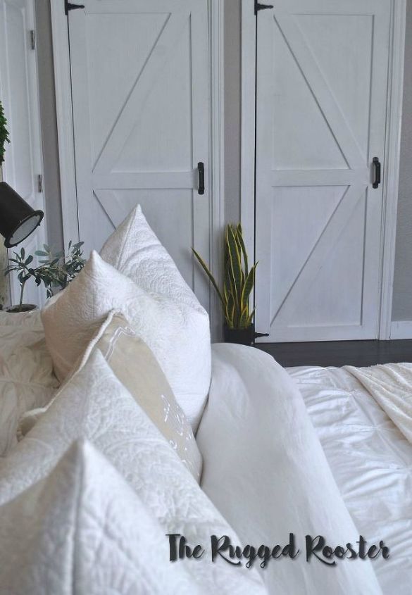 s these 13 closet improvements will make you smile, closet, Build your own barnwood doors