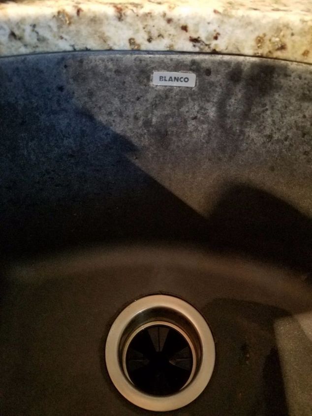 how do i clean my black sink in the kitchen