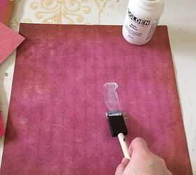 how to make paper decoupage without wrinkles, how to