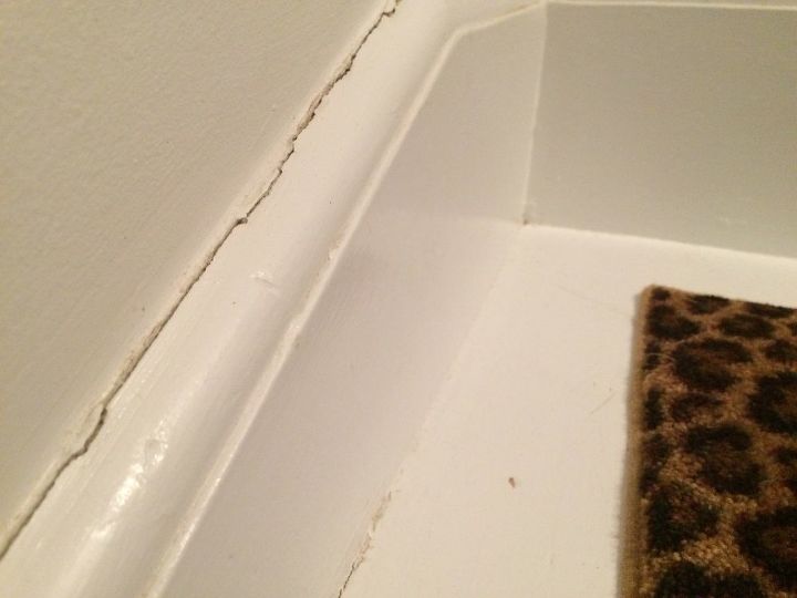 q what to use to repair cracked caulk on stairway on an exterior wall, home maintenance repairs