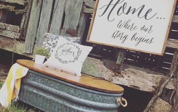 Livestock Water Trough Turned Coffee Table