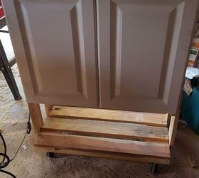 kitchen island from wall cabinet