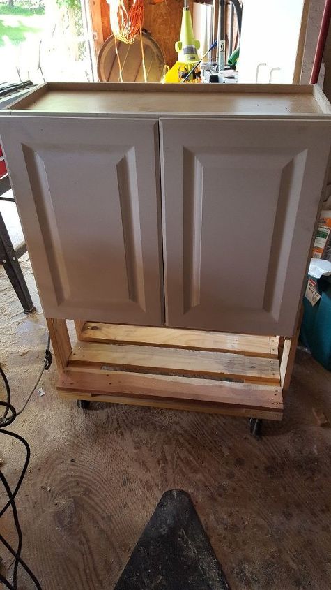 kitchen island from wall cabinet