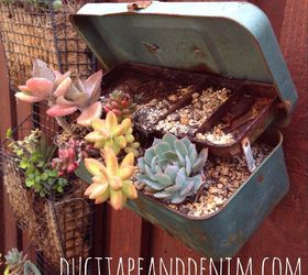 container gardening with vintage planters on a small patio, container gardening, gardening