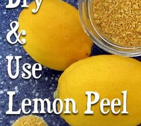 how to dry use lemon peel, how to