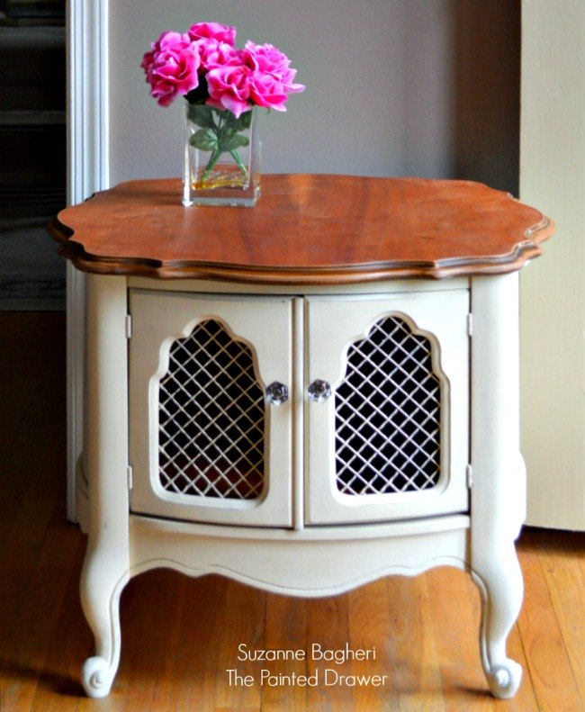 a french table from top to bottom, painted furniture