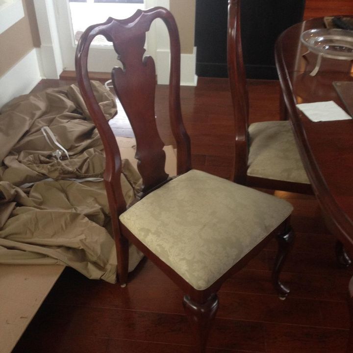 dining set makeover using superior paint saman stain
