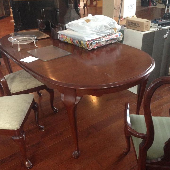 Dining Set Makeover Using Superior, How To Update Queen Anne Dining Room Furniture
