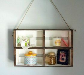 replace your bathroom shelves with these 13 creative ideas, Reuse a CD organizer for small items