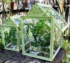 s 21 of the cutest terrariums we ve ever seen, gardening, terrarium, This fancy one using dollar store frames
