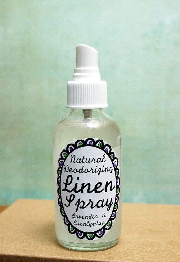 s never buy a cleaning product again with these 13 homemade eco cleaners, cleaning tips, Deodorize linen with this homemade spray