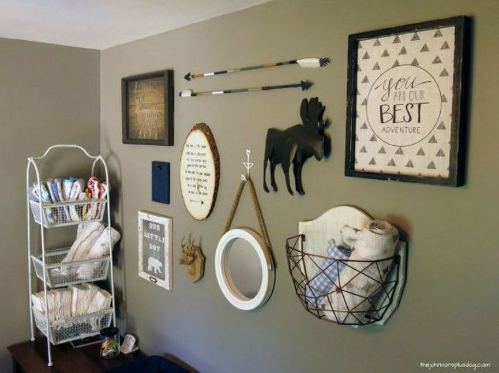 15 magnficas razones por las que querrs tener flechas en la decoracin de tu casa, Decoraci n de flechas DIY para la guarder a r stica del beb
