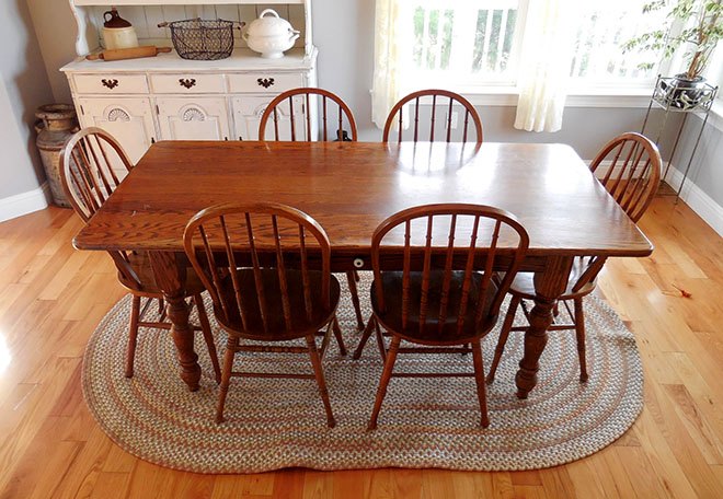 Farmhouse Dining Room Table Chairs Makeover Hometalk Farmhouse Dining Room Table Chairs Makeover Painted Furniture