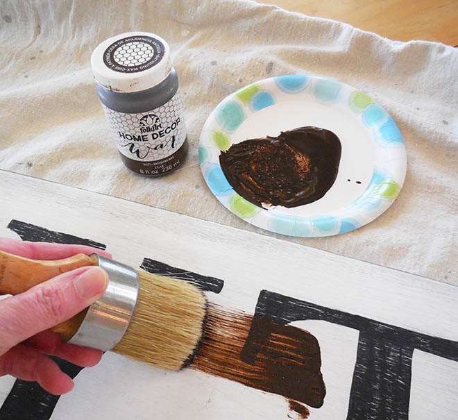 diy painted wood signs without using stencils, crafts
