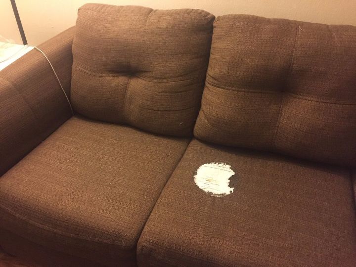 cigarette burn on sofa We burnt our couch! How can I fix it? cigarette burn on sofa We burnt our couch! How can I fix it?