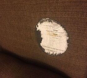 Cat scratch pulls on a couch