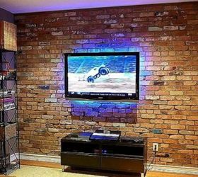 s 12 stunning ways to get that exposed brick look in your home, Build an exposed brick veneer accent wall