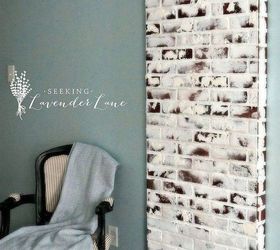 s 12 stunning ways to get that exposed brick look in your home, Fake a brick chimney with panels