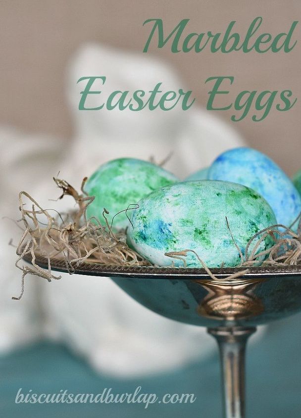 easter eggs marbled 3 methods