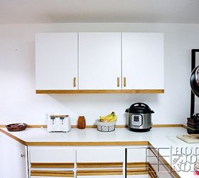 our open farmhouse kitchen shelving before and after home project