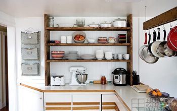 Our Open Farmhouse Kitchen Shelving | Before and After | Home Project