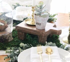 diy and thrifty spring tablescape and mantel