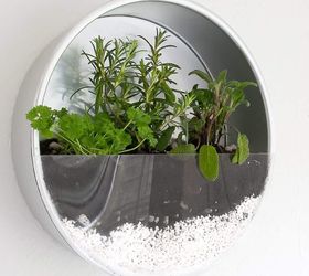 baking tin herb planter
