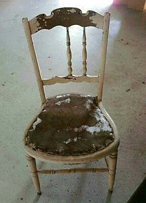 trash find chair redo