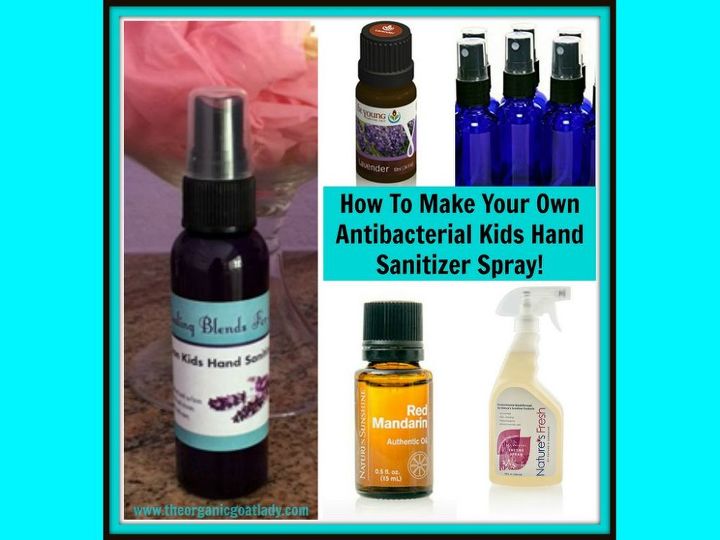 how to make your own antibacterial kids hand sanitizer spray