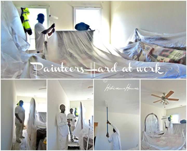 painting the master bedroom and closet