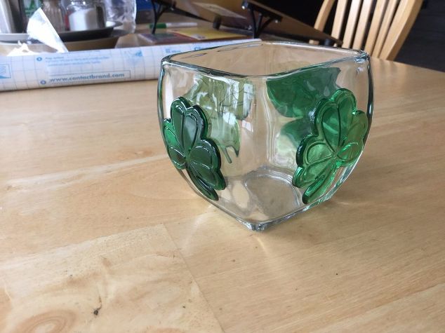 e crafternoons st patrick s day candle holder