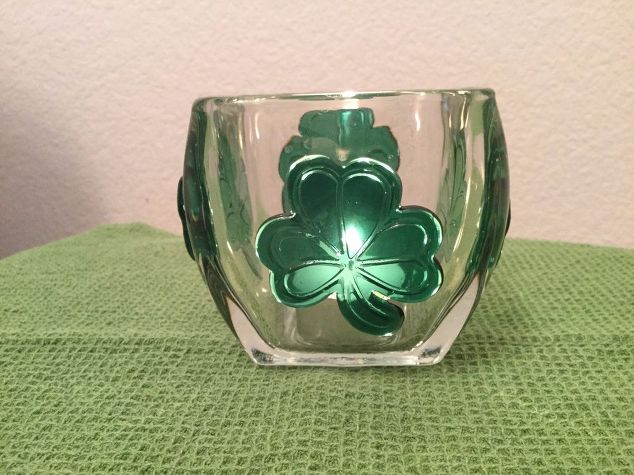 e crafternoons st patrick s day candle holder