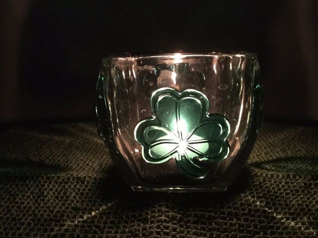 e crafternoons st patrick s day candle holder