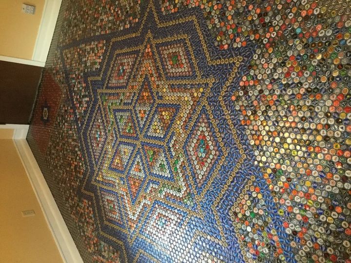 bottlecap floor tile