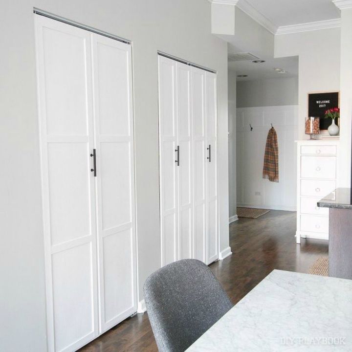 13 amazing closet door transformations that will change your room, These gorgeous upcycled bifold doors