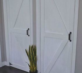 13 amazing closet door transformations that will change your room, These barnyard bedroom closet doors