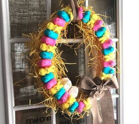 How to Make an Adorable Peeps Wreath For Easter & Spring